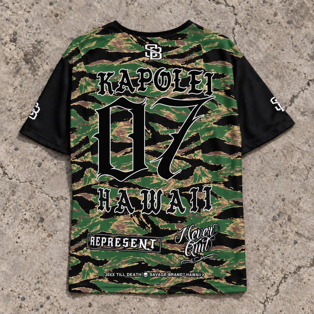 Kapolei 07 Short-Sleeve Jersey Camo - Back