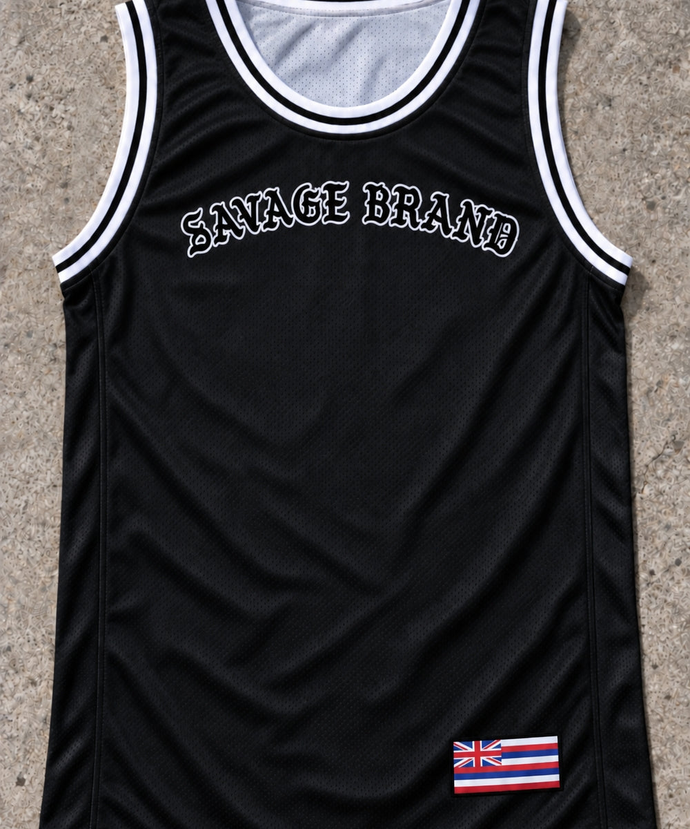 Kapolei 07 Jersey Tank Black - Front