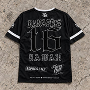 Hanapepe 16 Short-Sleeve Jersey Black - Back