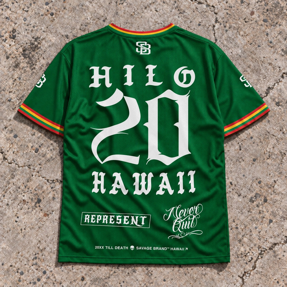 Hilo 20 Short-Sleeve Jersey Rasta - Back