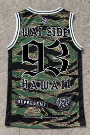 Wai Side 93 Jersey Tank Camo - Back