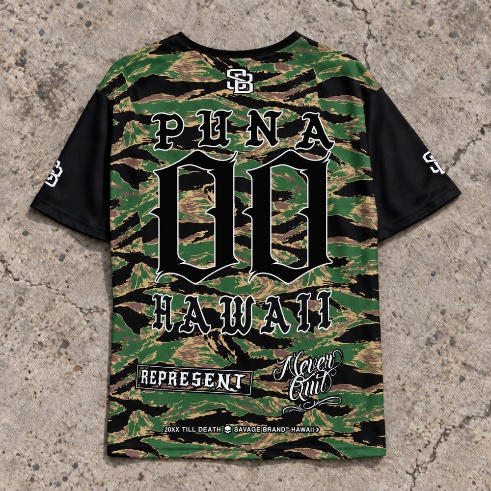 Puna 00 Short-Sleeve Jersey Camo - Back