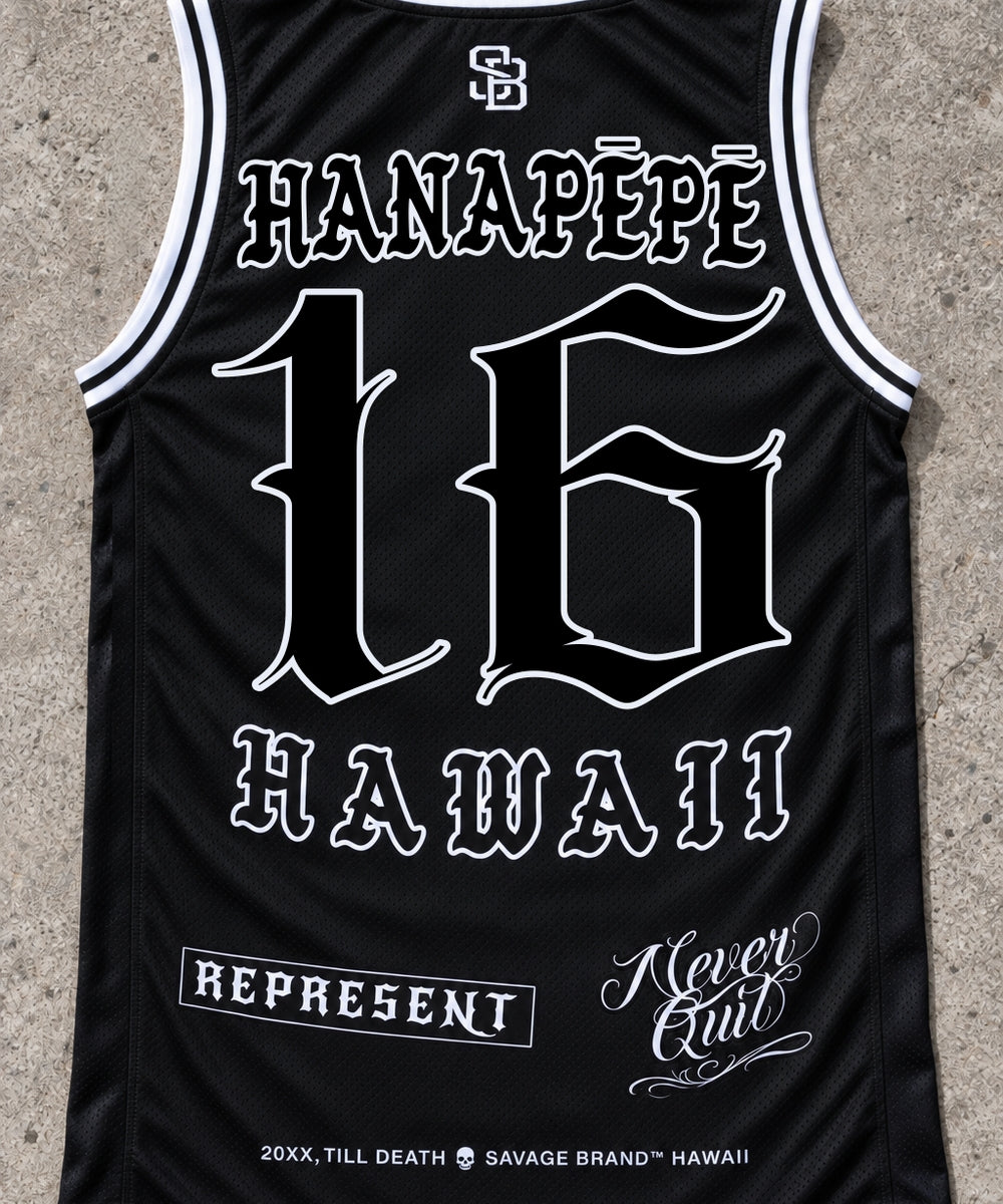 Hanapepe 16 Jersey Tank Black - Back