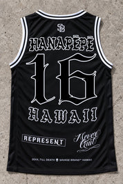 Hanapepe 16 Jersey Tank Black - Back