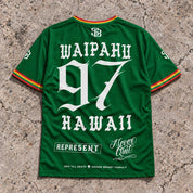 Waipahu 97 Short-Sleeve Jersey Rasta - Back