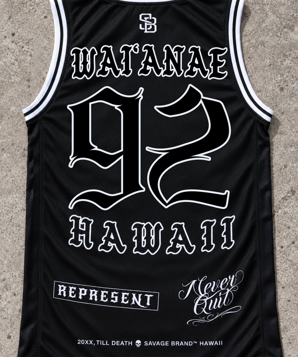 Waianae 92 Jersey Tank Black - Back