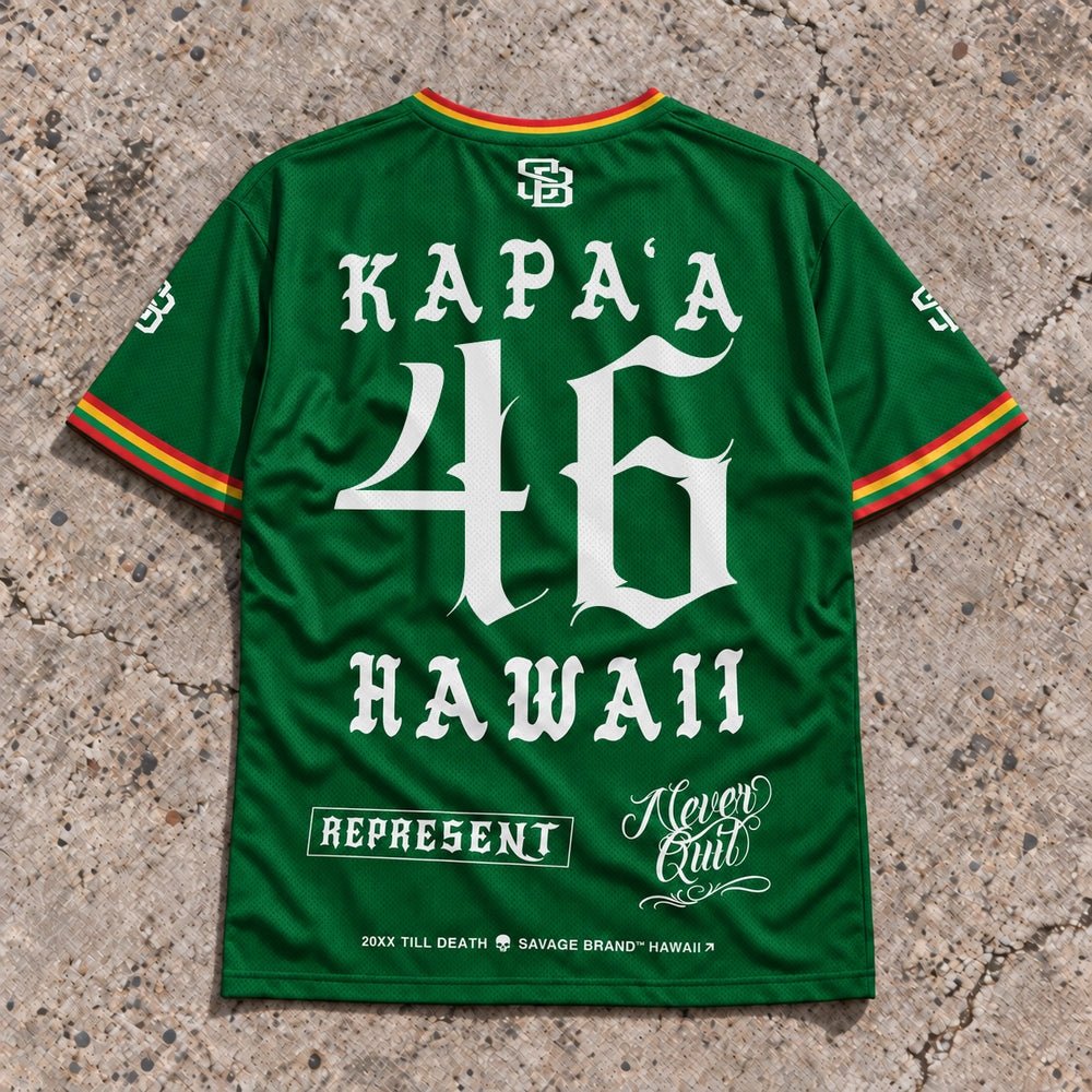 Kapaa 46 Short-Sleeve Jersey Rasta - Back