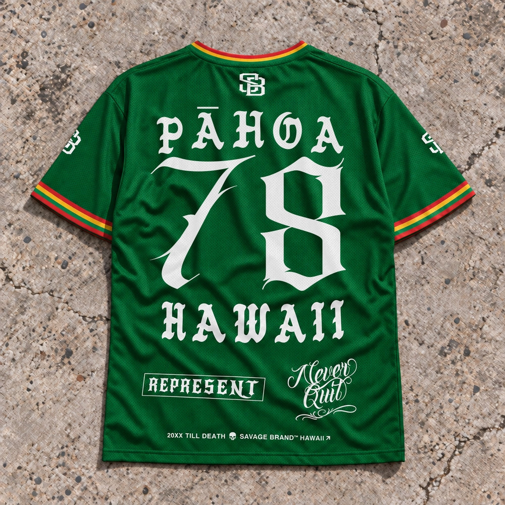 Pahoa 78 Short-Sleeve Jersey Rasta - Back