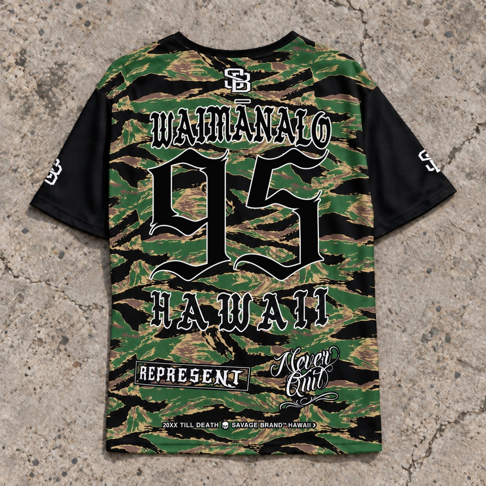 Waimanalo 95 Short-Sleeve Jersey Camo - Back