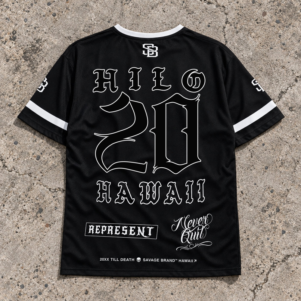 Hilo 20 Short-Sleeve Jersey Black - Back
