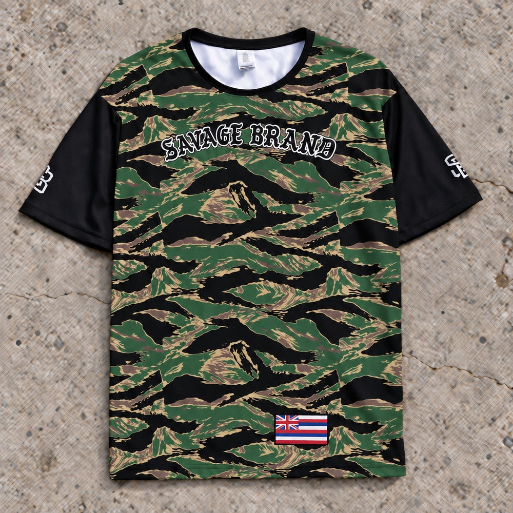 Wai Side 93 Short-Sleeve Jersey Camo - Front