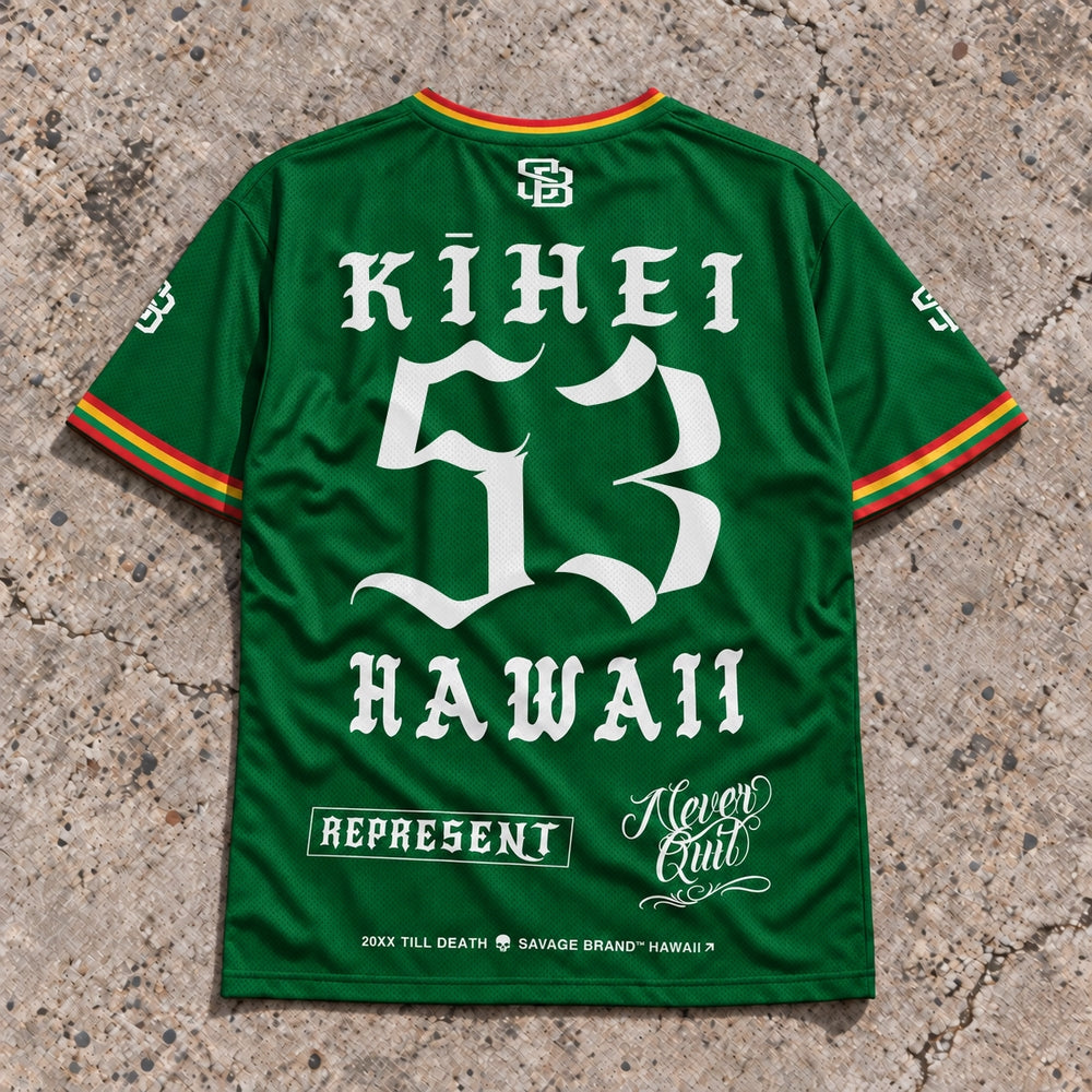 Kihei 53 Short-Sleeve Jersey Rasta - Back