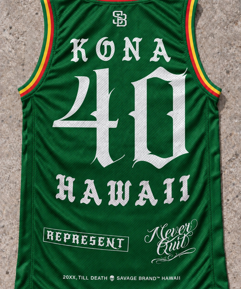 Kona 40 Jersey Tank Rasta - Back