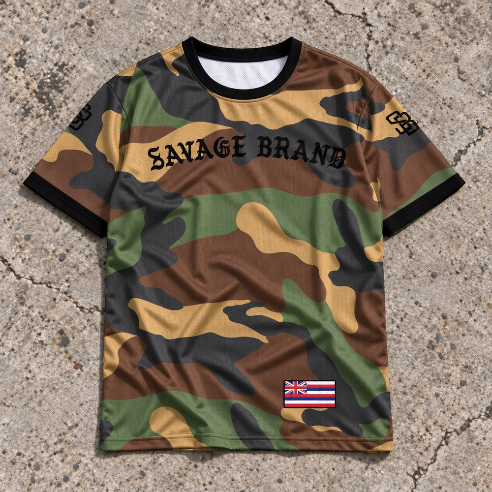 Mililani 96789 Camo Jersey — front view