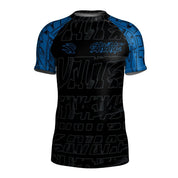 Savage Ranked Rash Guard - Blue