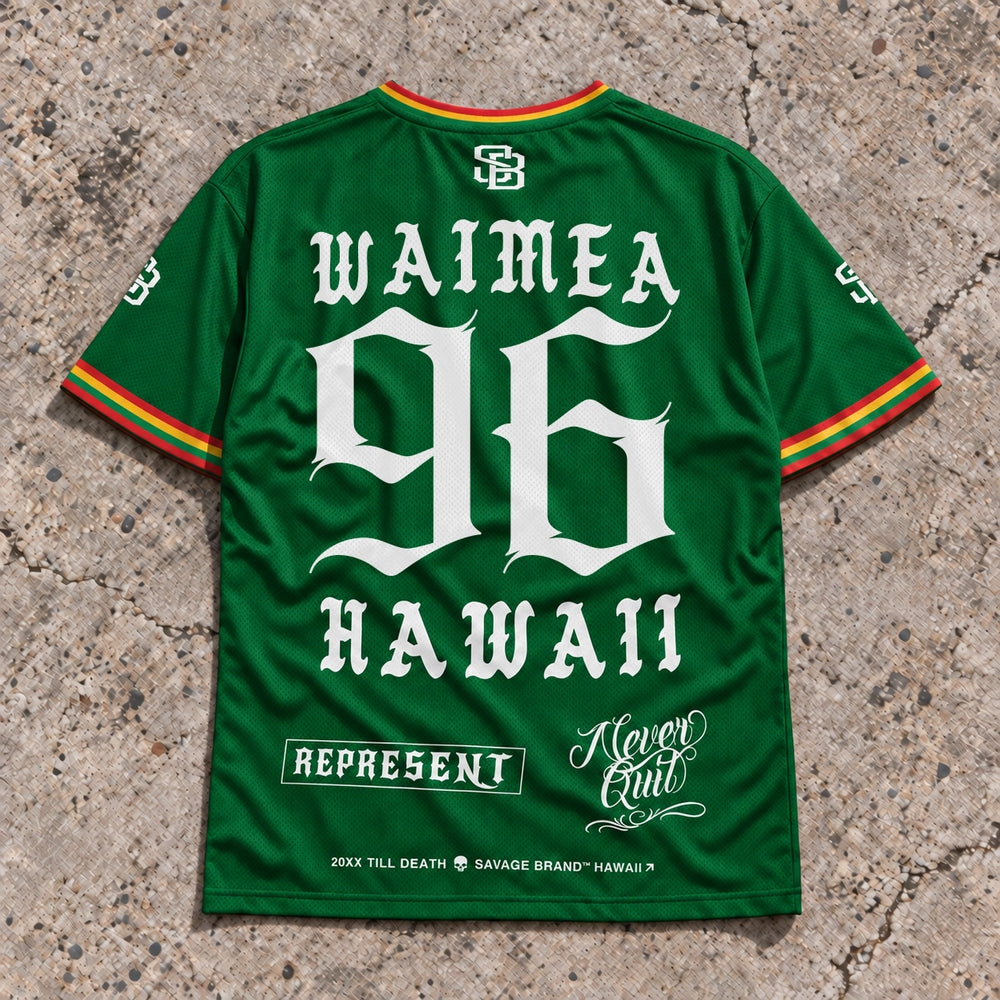 Waimea 96 Short-Sleeve Jersey Rasta - Back