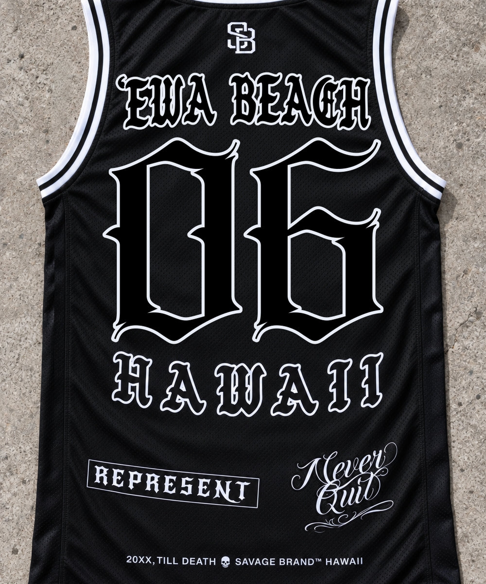Ewa Beach 06 Jersey Tank Black - Back