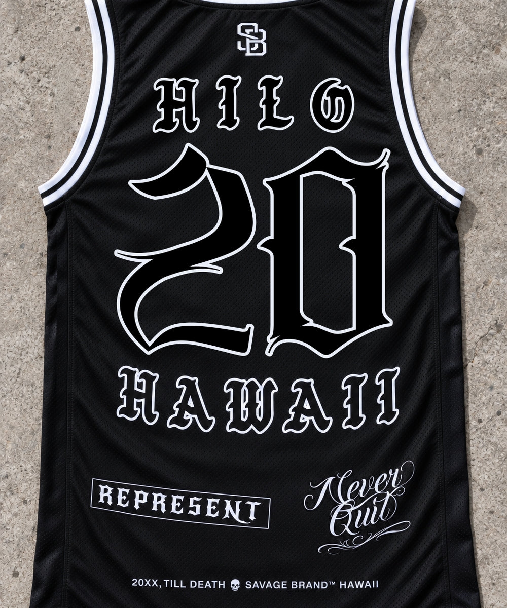 Hilo 20 Jersey Tank Black - Back