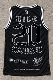 Hilo 20 Jersey Tank Black - Back