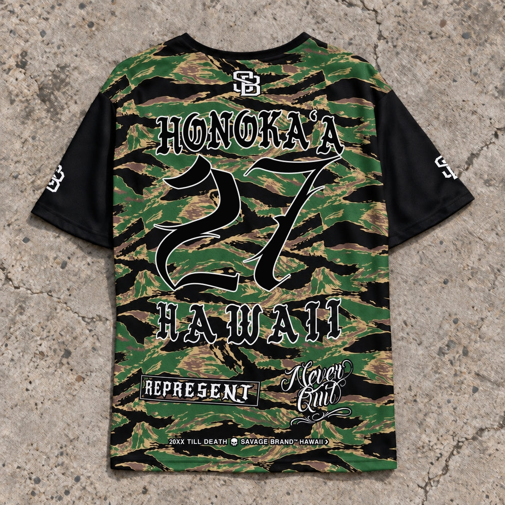 Honokaa 27 Short-Sleeve Jersey Camo - Back