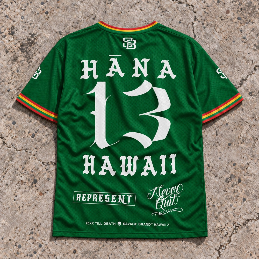 Hana 13 Short-Sleeve Jersey Rasta - Back