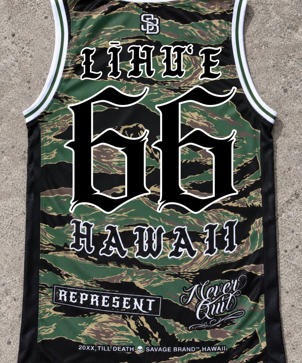 Lihue 66 Jersey Tank Camo - Back