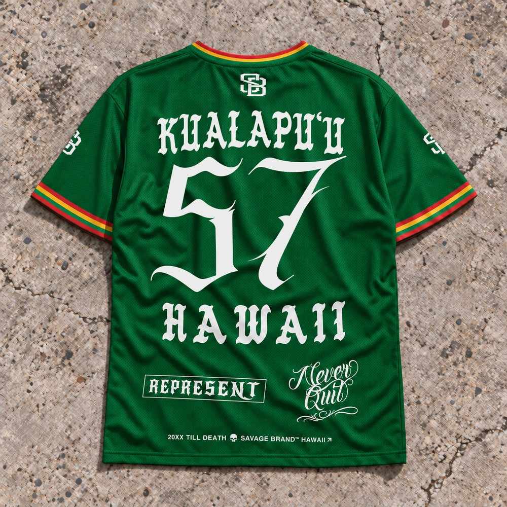 Kualapuu 57 Short-Sleeve Jersey Rasta - Back