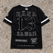 Hana 13 Short-Sleeve Jersey Black - Back