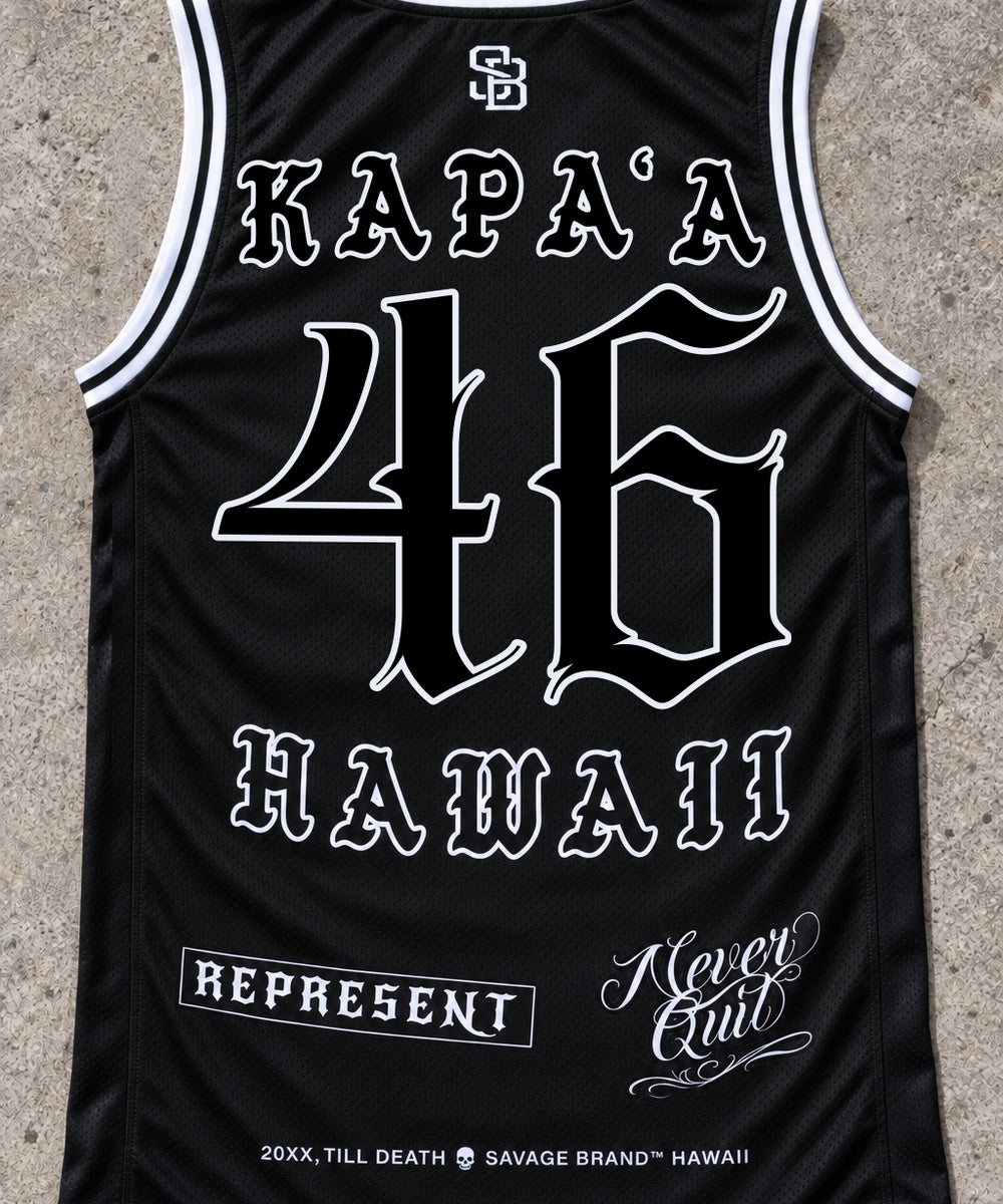 Kapaa 46 Jersey Tank Black - Back