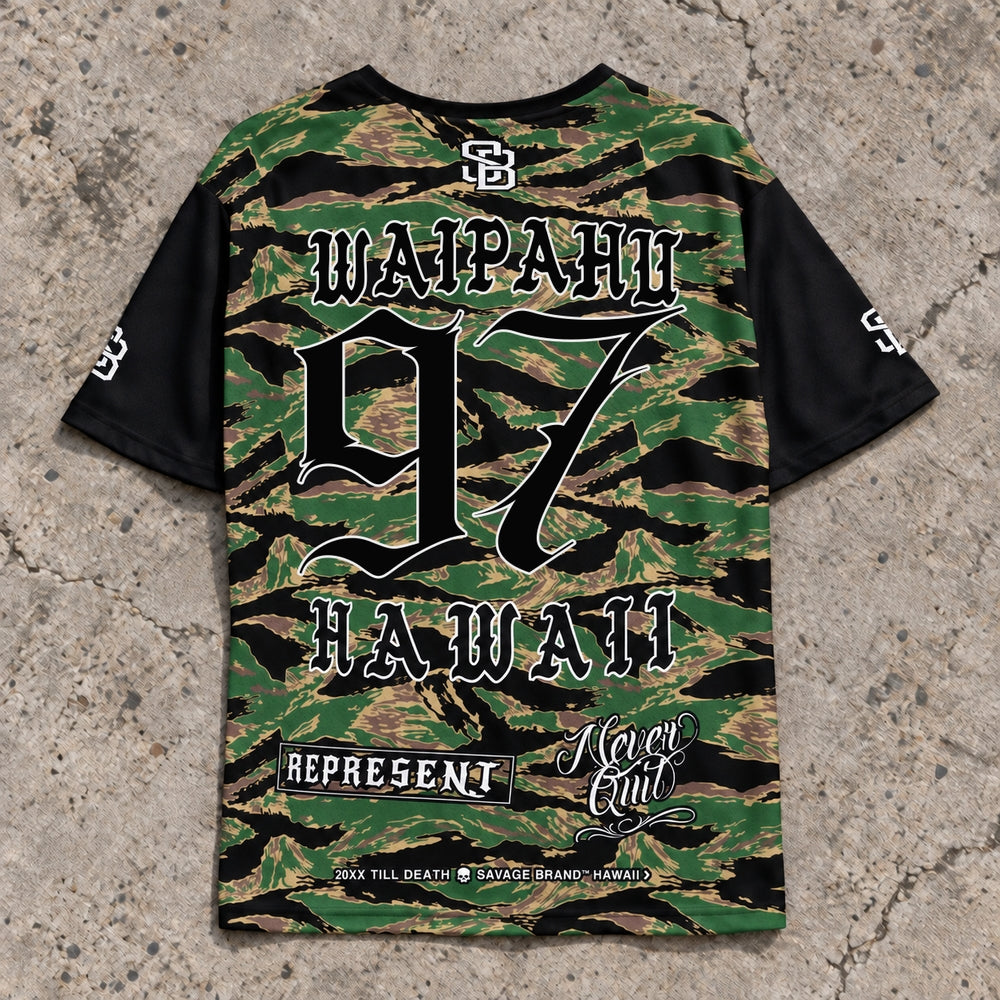 Waipahu 97 Short-Sleeve Jersey Camo - Back