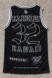 Kahului 32 Jersey Tank Black - Back