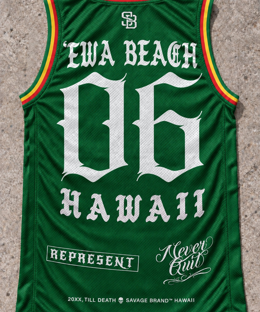 Ewa Beach 06 Jersey Tank Rasta - Back
