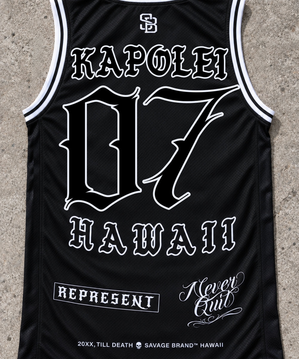Kapolei 07 Jersey Tank Black - Back
