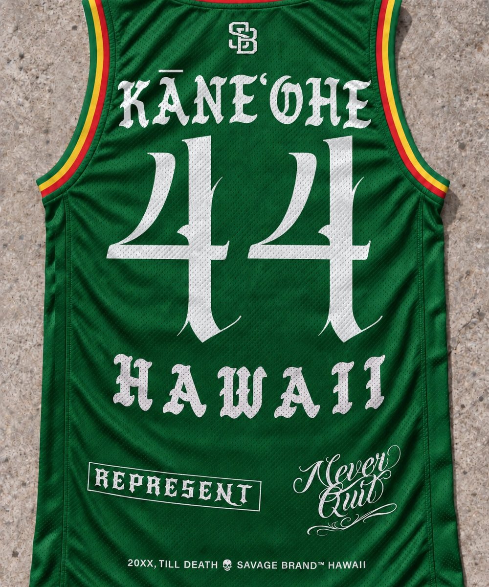 Kaneohe 44 Jersey Tank Rasta - Back