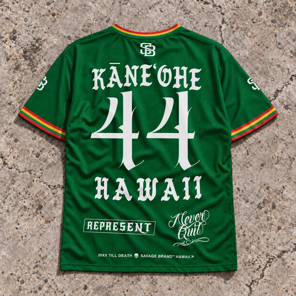 Kaneohe 44 Short-Sleeve Jersey Rasta - Back