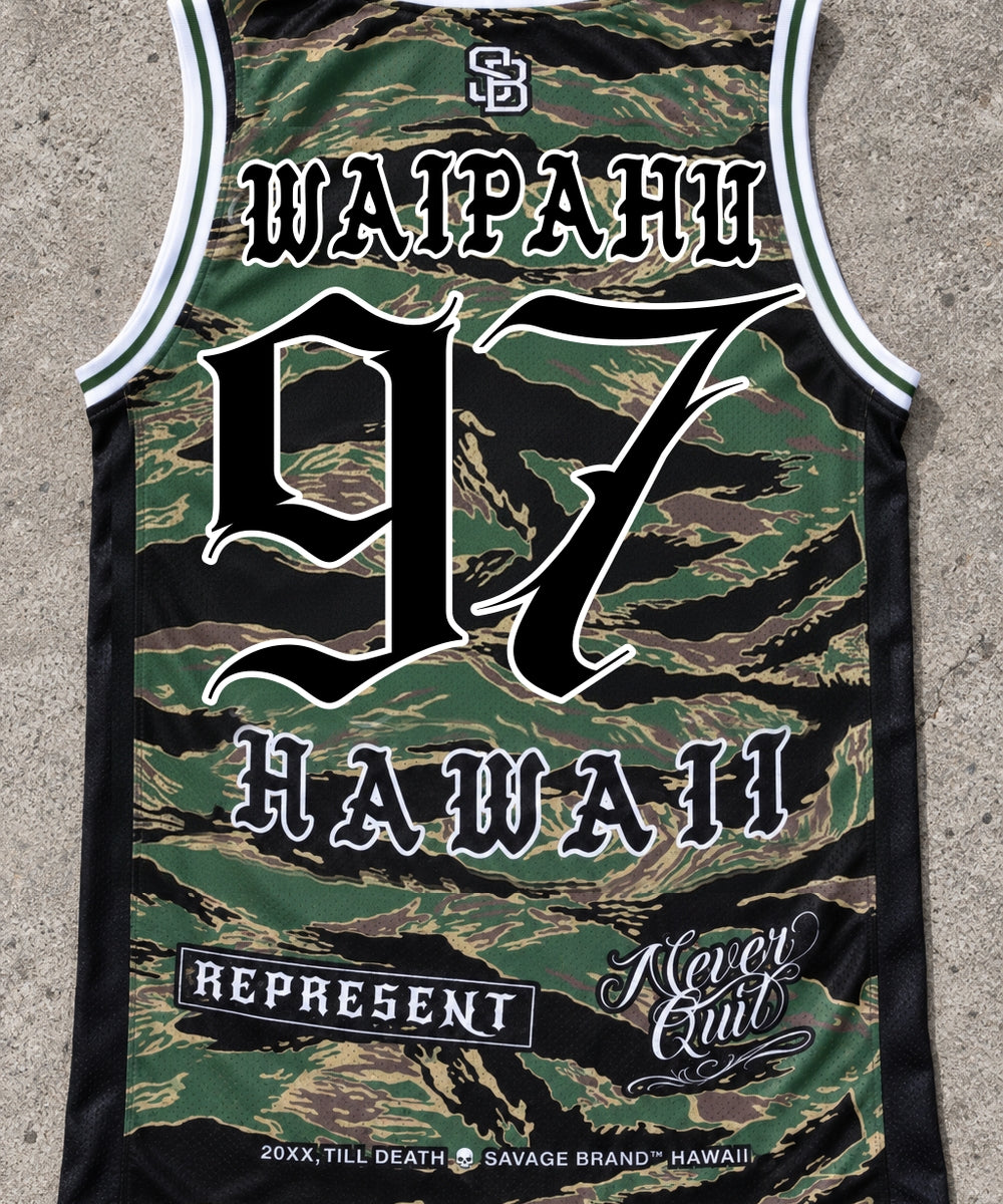 Waipahu 97 Jersey Tank Camo - Back