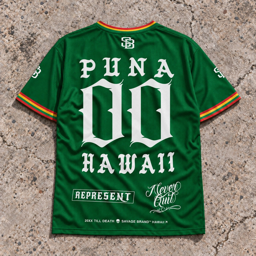 Puna 00 Short-Sleeve Jersey Rasta - Back