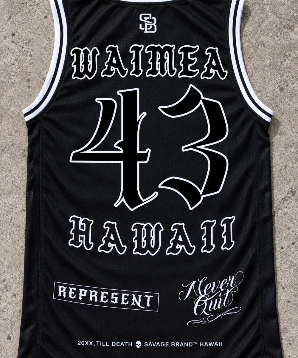 Waimea 43 Jersey Tank Black - Back