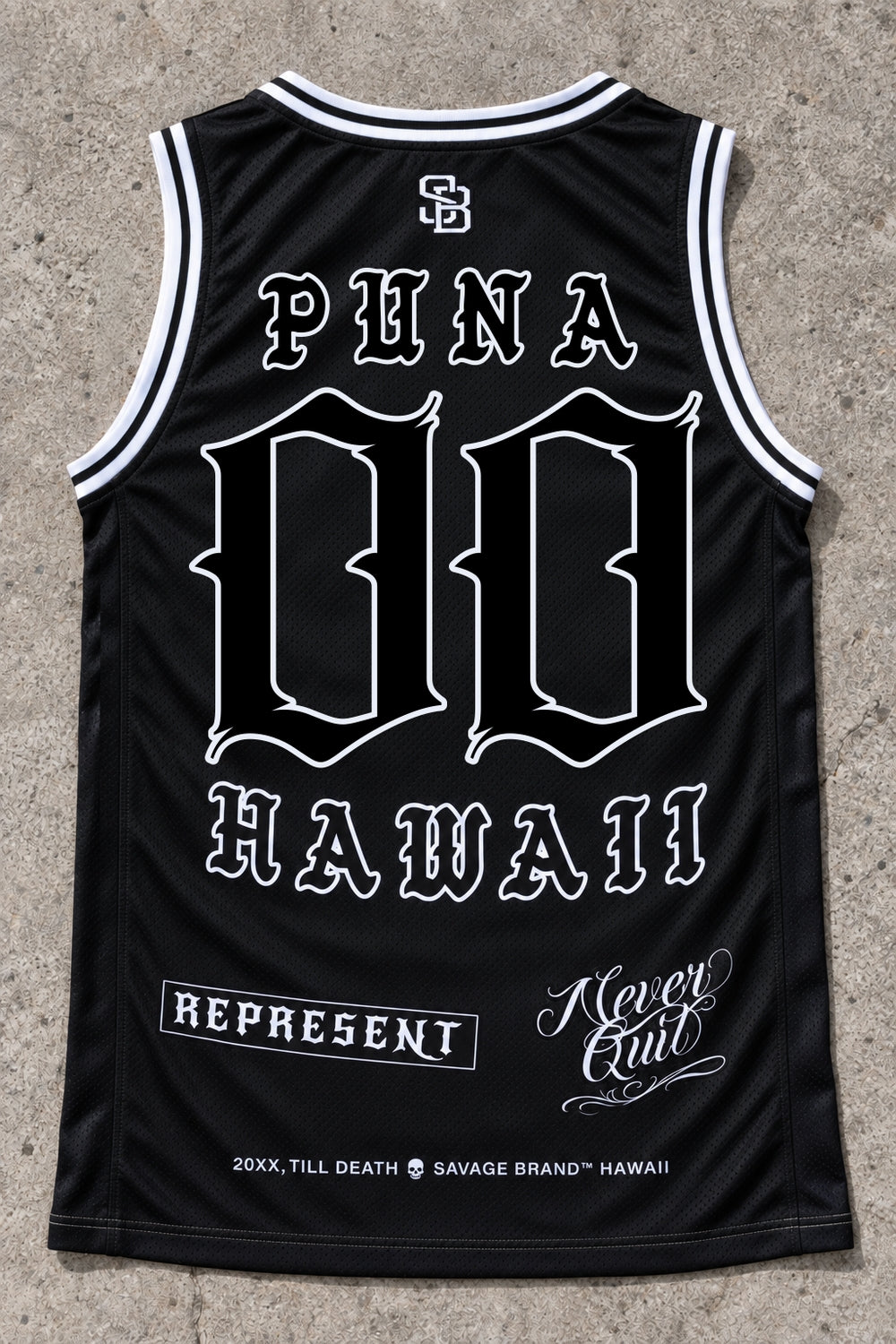 Puna 00 Jersey Tank Black - Back