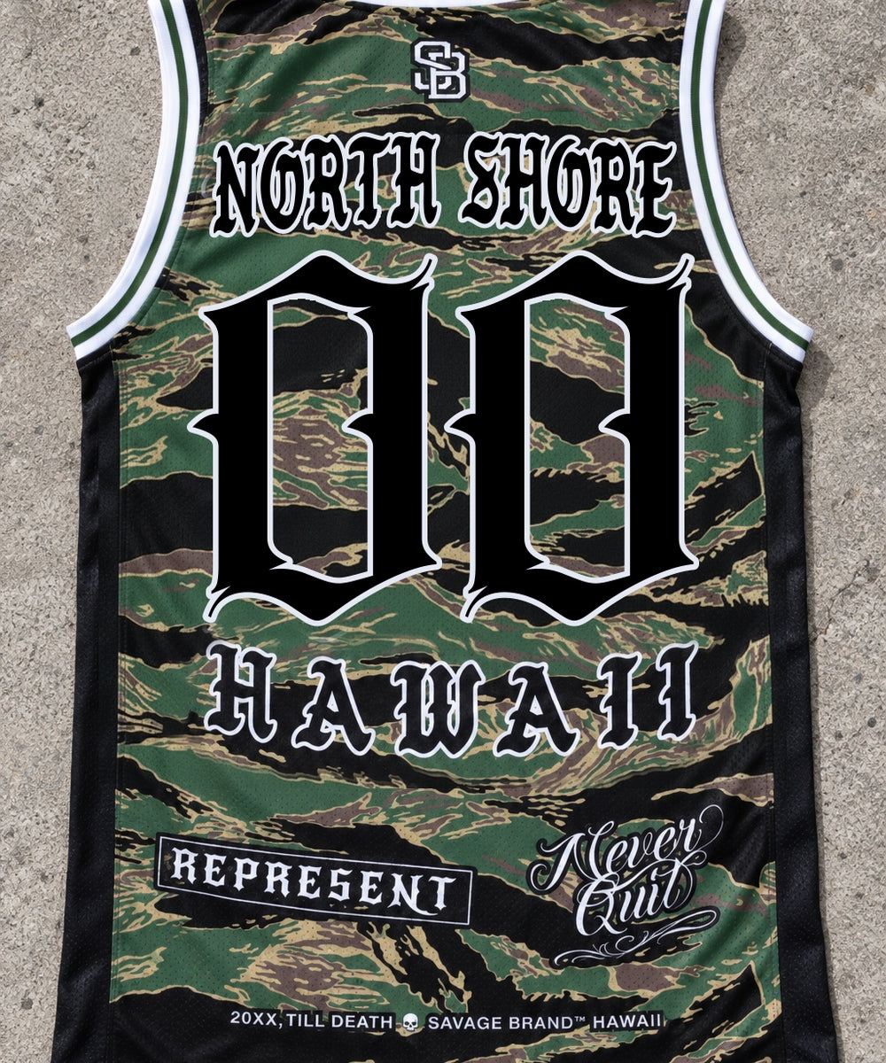 North Shore 00 Jersey Tank Camo - Back