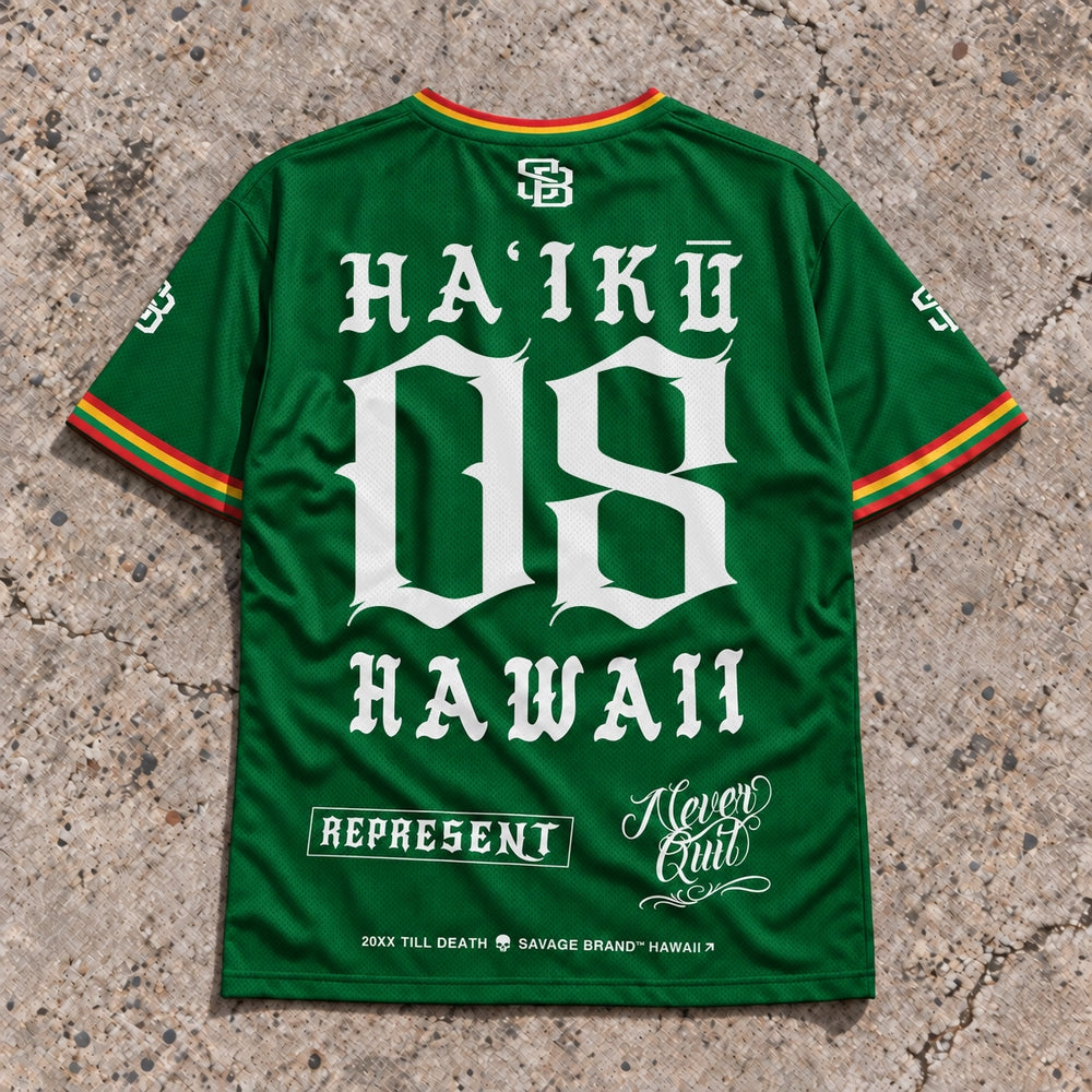 Haiku 08 Short-Sleeve Jersey Rasta - Back
