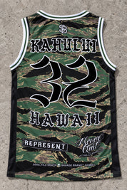 Kahului 32 Jersey Tank Camo - Back