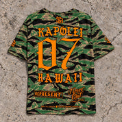 Kapolei 07 Short-Sleeve Jersey — Camo Orange — Back flat lay