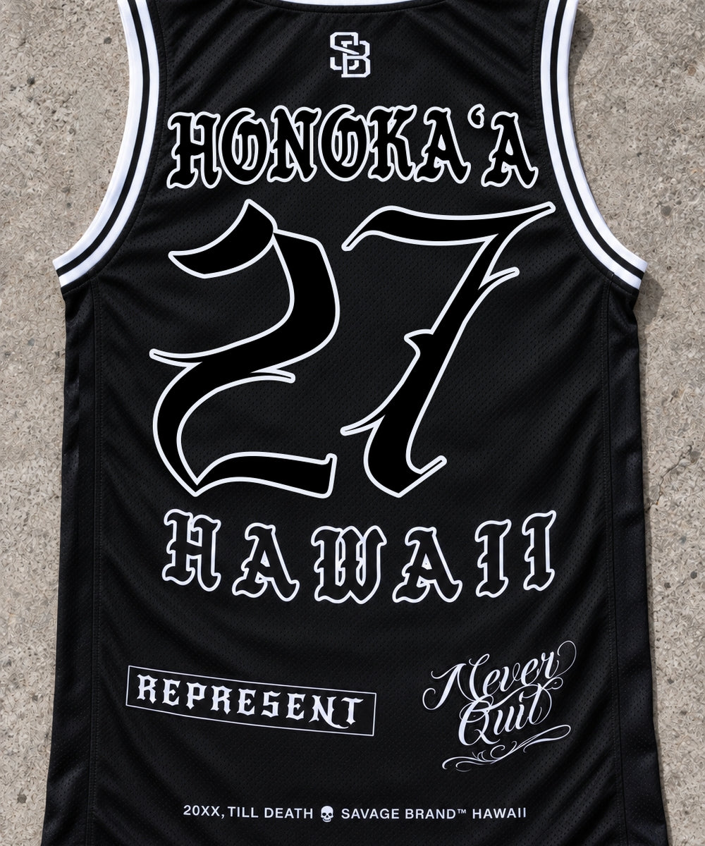 Honokaa 27 Jersey Tank Black - Back