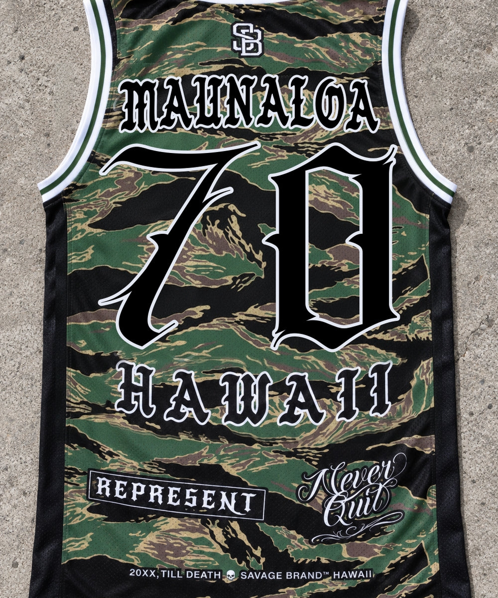 Maunaloa 70 Jersey Tank Camo - Back