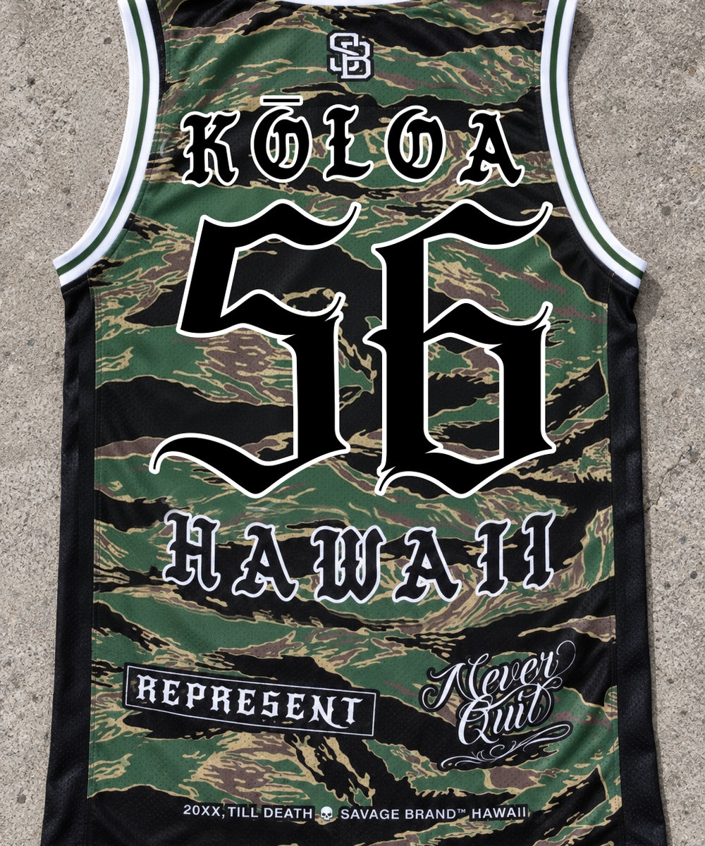 Koloa 56 Jersey Tank Camo - Back