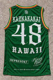 Kaunakakai 48 Jersey Tank Rasta - Back