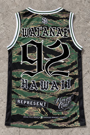 Waianae 92 Jersey Tank Camo - Back