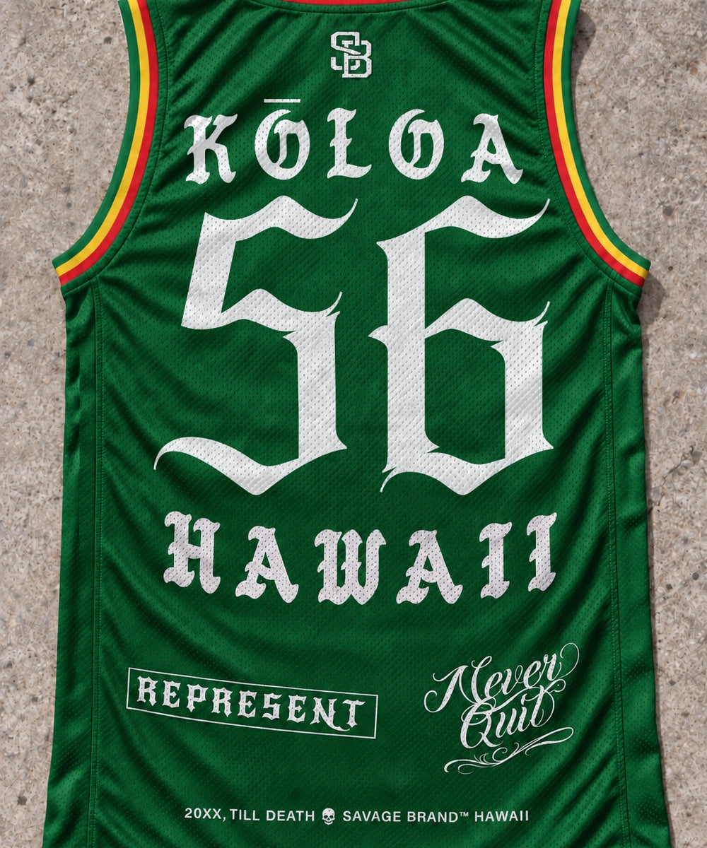 Koloa 56 Jersey Tank Rasta - Back