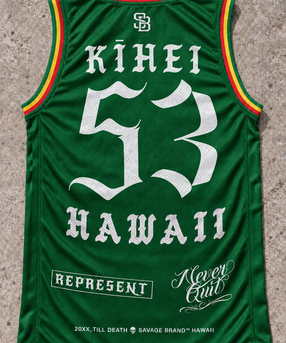 Kihei 53 Jersey Tank Rasta - Back